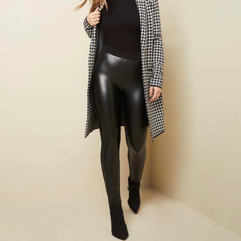 RW&CO Faux Leather Leggings Pants